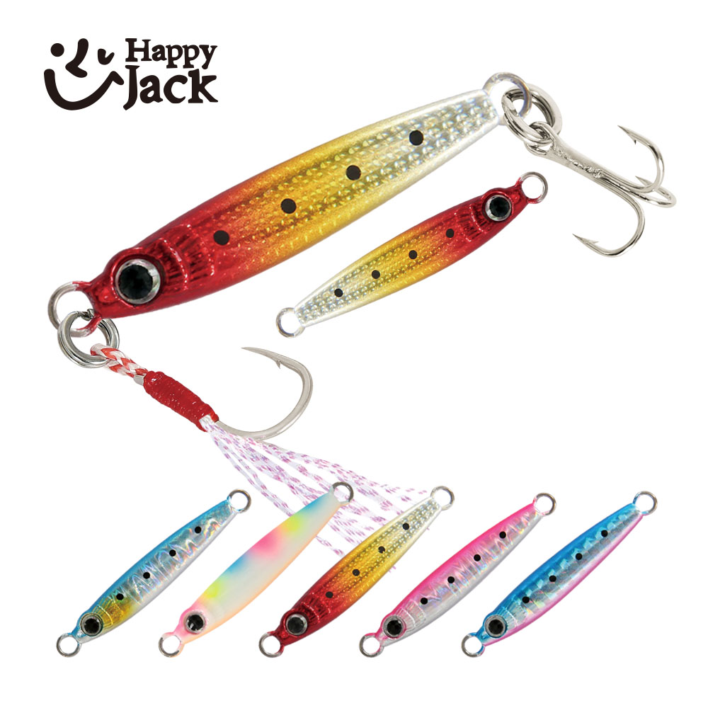 Jig Head Lure - HappyJack Nieuwe Micro Metalen Jig Vislokmiddelen