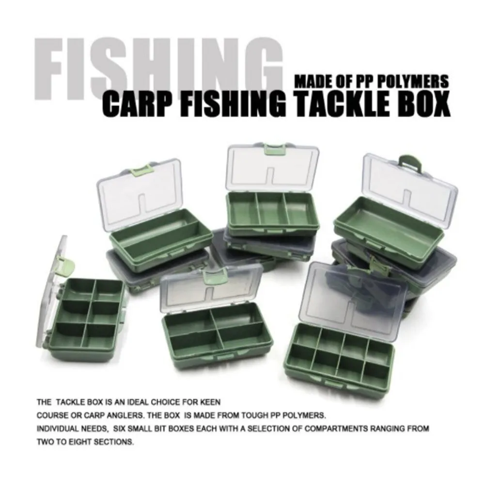 Fishing Equipment Box - 4/8 vakjes aparte opbergdoos, visuitrustingsdoos, aasdoos,