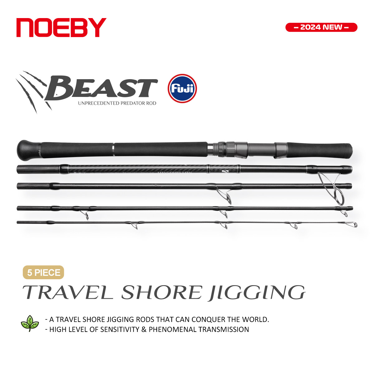 Fishing Equipment Brands - NOEBY Beast Travel Shore Jigging Hengel