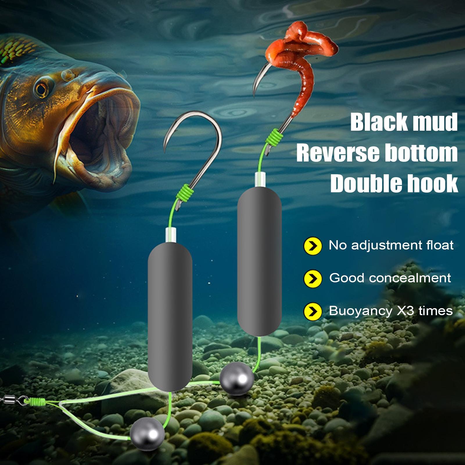 Surf Fishing Equipment - Meerval Rig Drijvende Omgekeerde Dubbele Haak