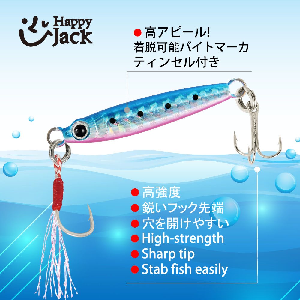 HappyJack Nieuwe Micro Metalen - Jig Head Lure recensie en prijs