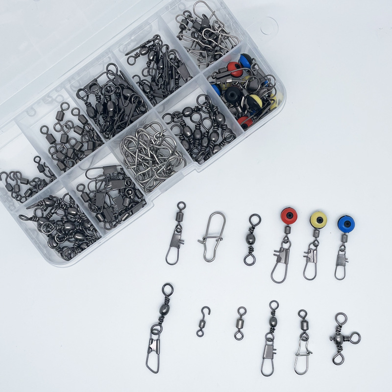 115 stks Vissen Swivel Connect - Fishing Equipment Box recensie en prijs