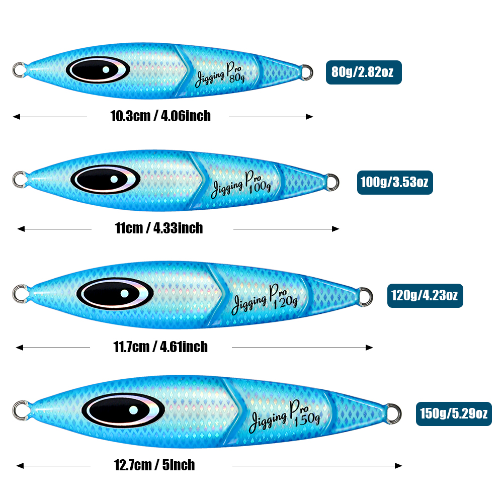 JIGGING PRO 80g 100g 120g 150g - Jig Head Lure recensie en prijs