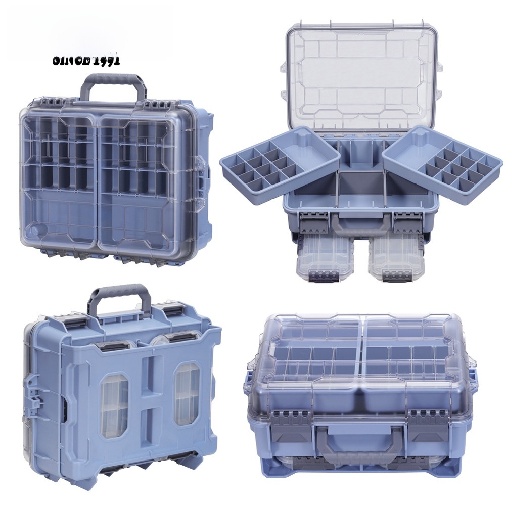 1pc waterdichte dubbellaagse d - Fishing Equipment Box recensie en prijs