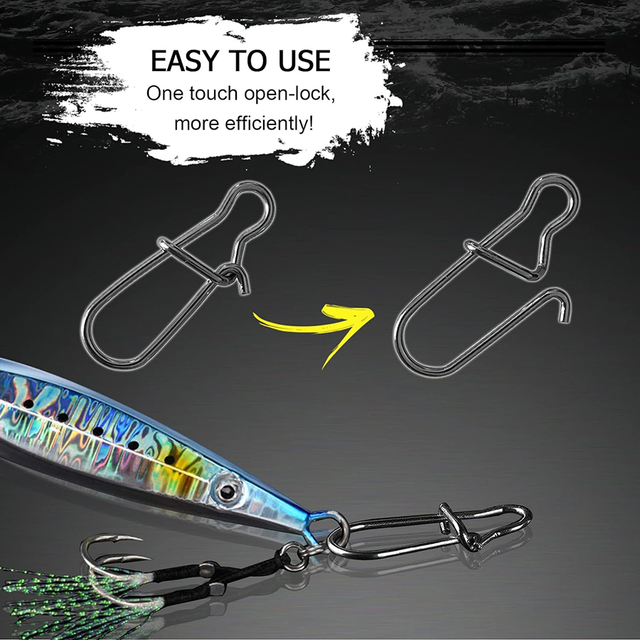 50 Stuks Crankbait Snaps Rvs D - Fishing Equipment Carp recensie en prijs