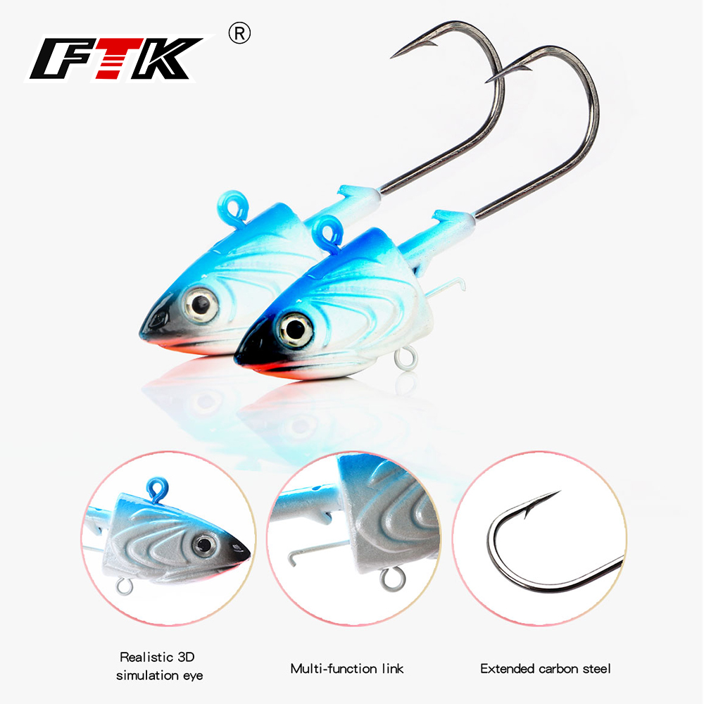FTK 2PCS Jig Head Vishaak 40g  - Jig Head Lure recensie en prijs