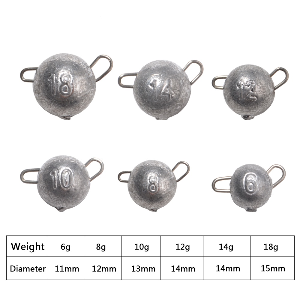 FTK 5pcs Supercontinent Sinker - Jig Head Lure recensie en prijs