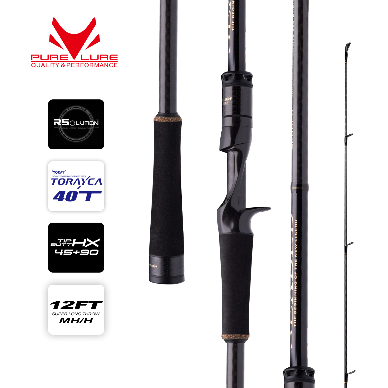 PURELURE SEABED 12FT 3.0m 3.3m - Fishing Equipment Brands recensie en prijs