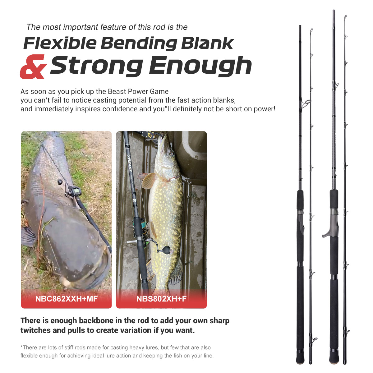 NOEBY Beast Power Game Big Bai - Fishing Equipment Brands recensie en prijs