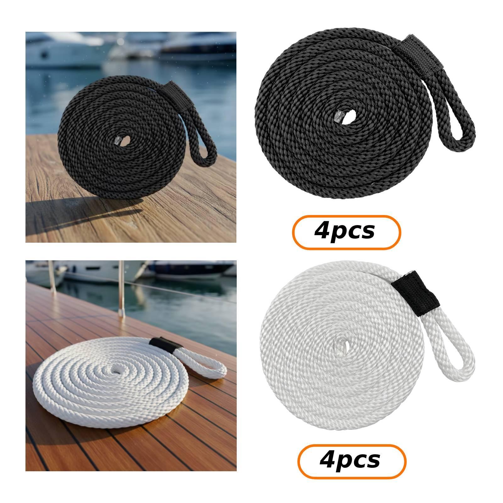 4 stuks Docklines Mooring Rope - Braided Fishing Line recensie en prijs
