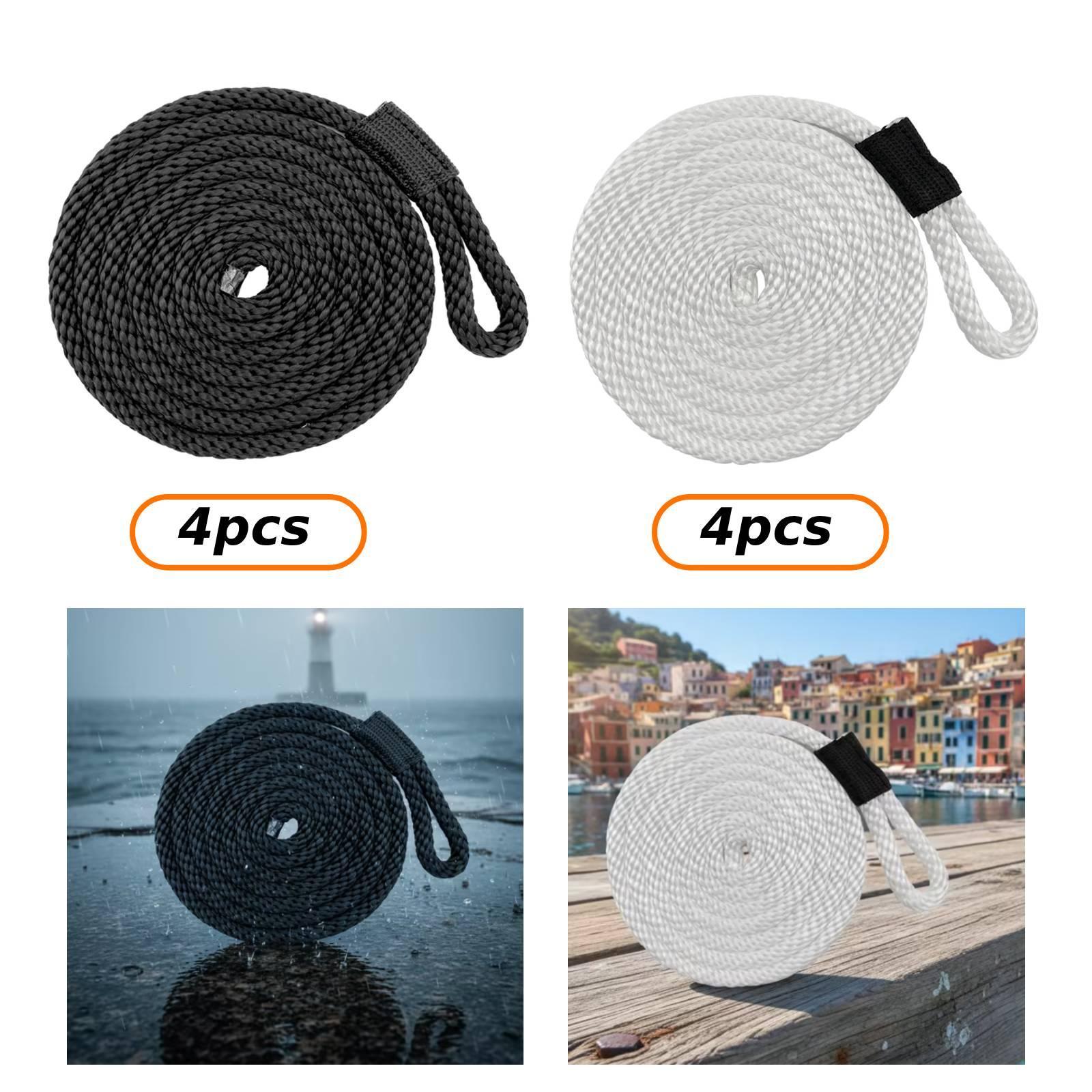 4 stuks Docklines Mooring Rope - Braided Fishing Line recensie en prijs