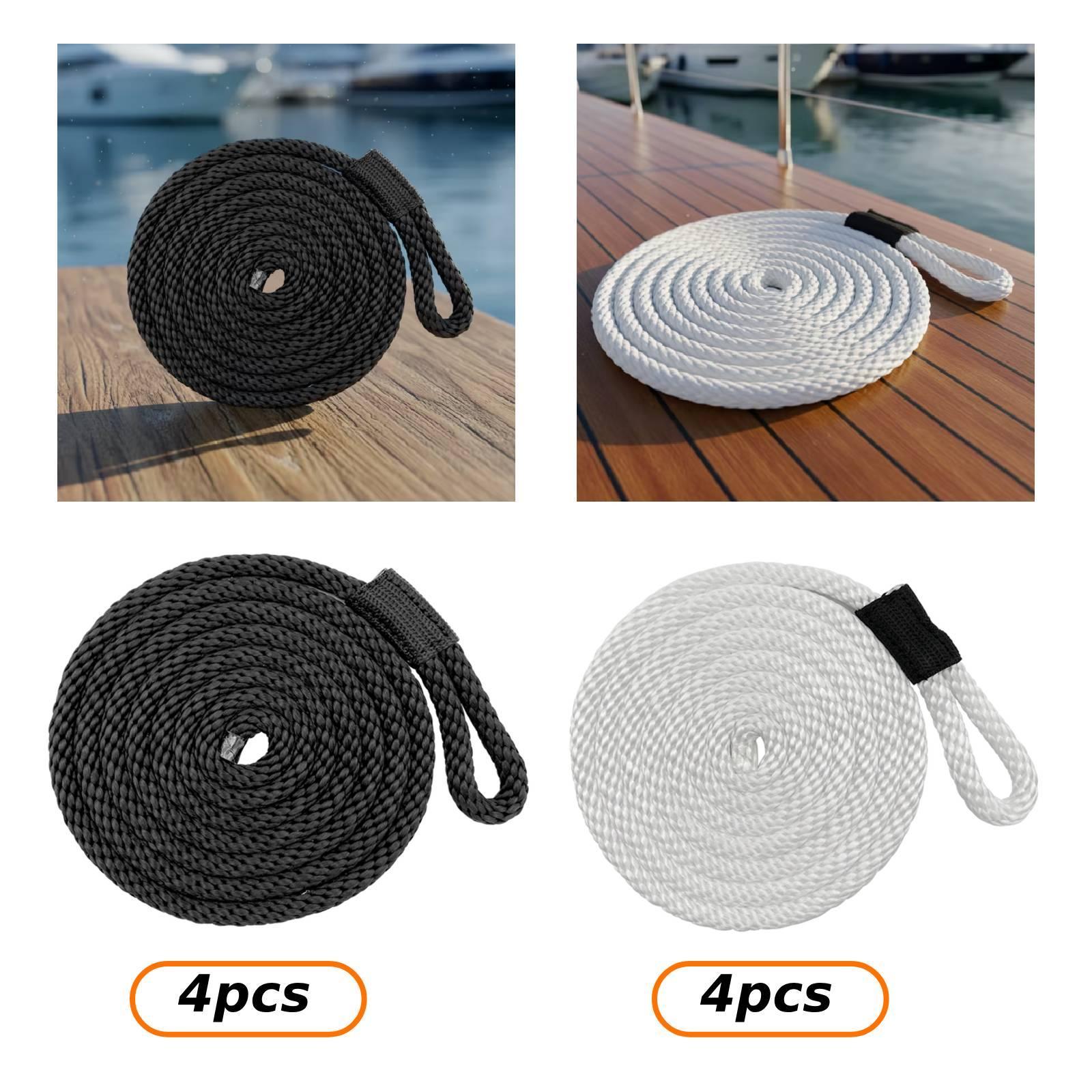 4 stuks Docklines Mooring Rope - Braided Fishing Line recensie en prijs